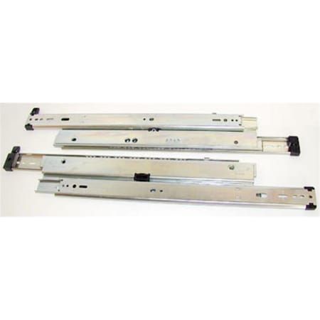 Dendesigns 20 In. Full Extension 175 Lb. Drawer Slides For Up To 42 In. Lateral Files - Anochrome DE2585348